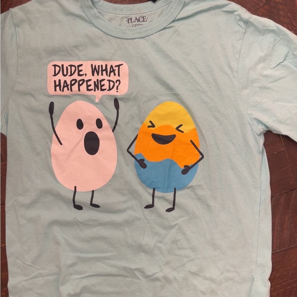 The Children's Place Blue and Pink Short Sleeve Tee